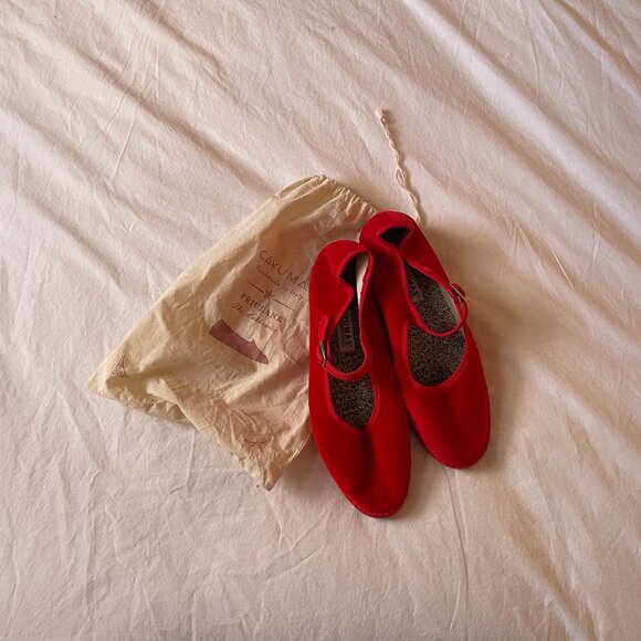 Cayumas Boheme Rosso // Women's 41 or US 10 // Made in Italy - Picture 3 of 6